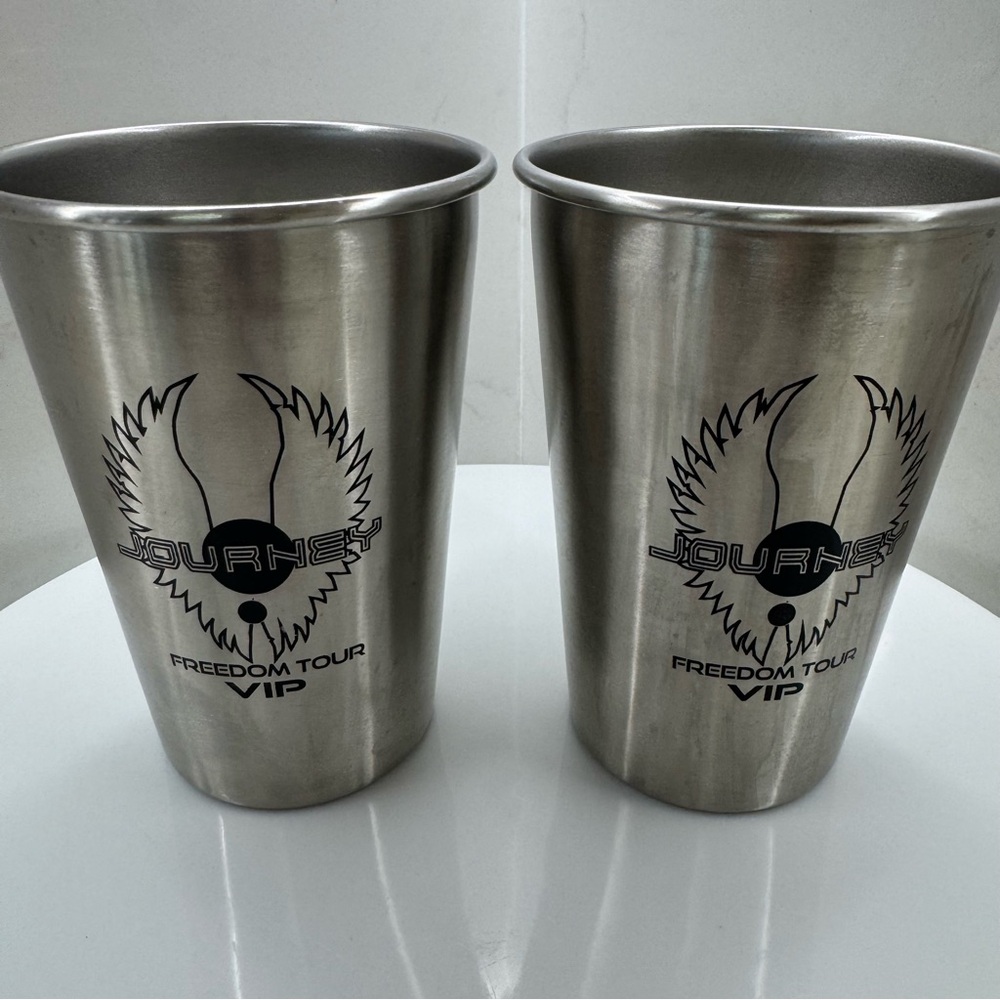 Two Journey, Freedom Tour VIP, Stainless Steel Cups